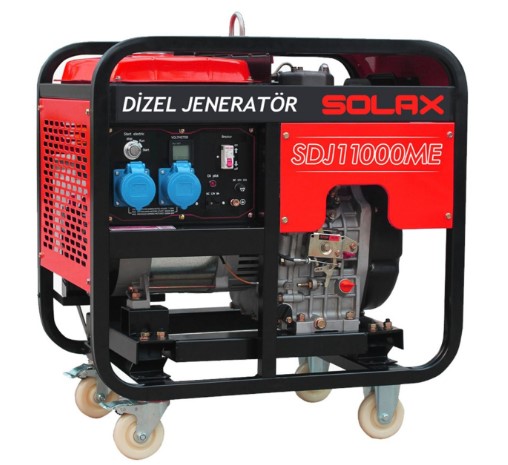 Генератор дизельний SOLAX 1 фаза (220В), 7,5кВт, (SDJ11000ME)